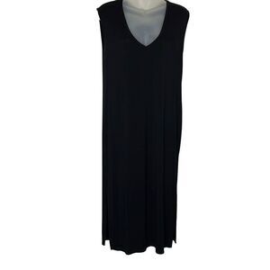 White House Black Market Black v-neck Dress Small